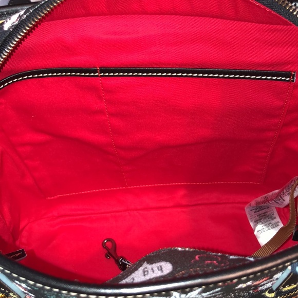 NWT-Dooney & Bourke-Disney-Mickey & Minnie Mouse-New York-Tote Bag-Black-$248 - Picture 13 of 16